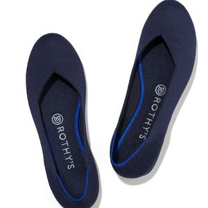 ROTHYS Navy Solid Flat